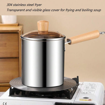 Stainless Steel Deep Frying Pan