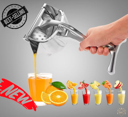 Hand Press Stainless Steel Manual Fruit Juicer / Squeezer
